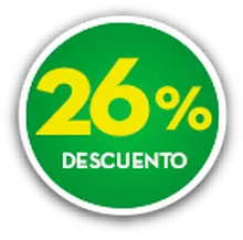 26% de descuento