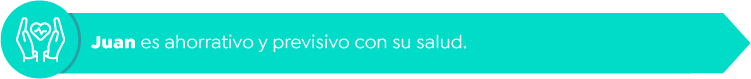 Juan es ahorrativo