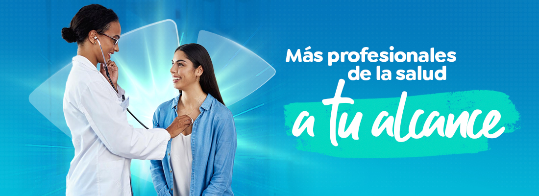 ¡Más profesionales de la salud a tu alcance!