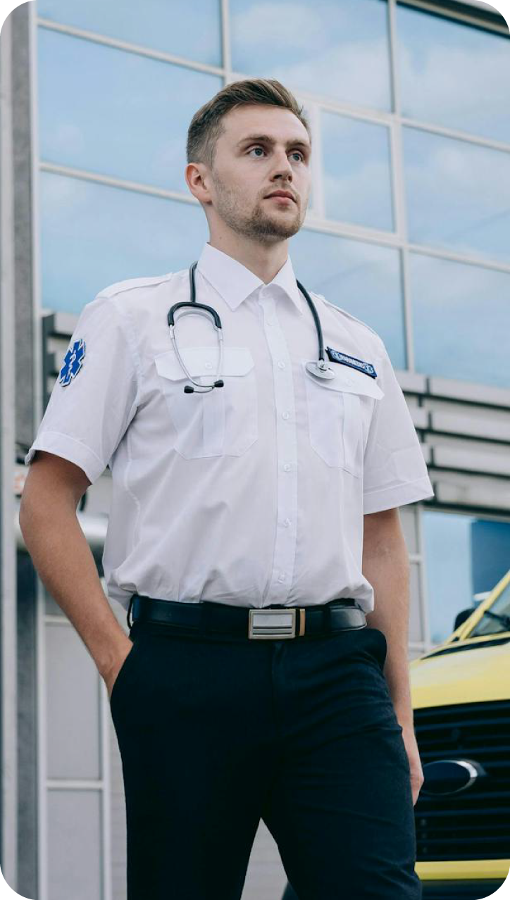 Llegada del equipo médico